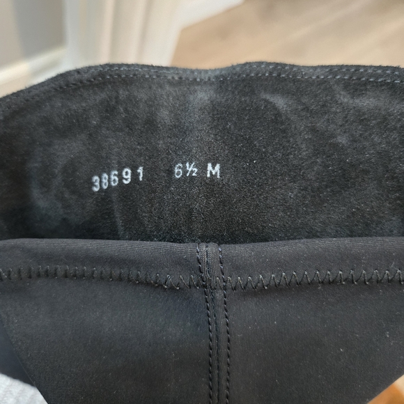 La Canadienne OTK Boots Black Sued Sz 6.5 New - Picture 10 of 11